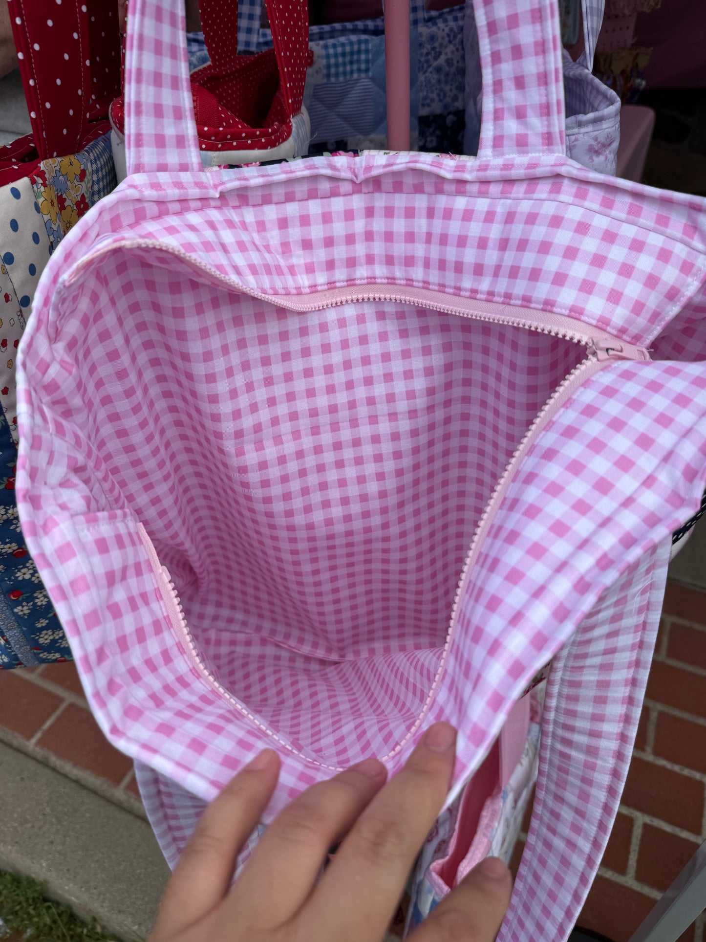 Charlotte Quilted Patchwork Tote Bag