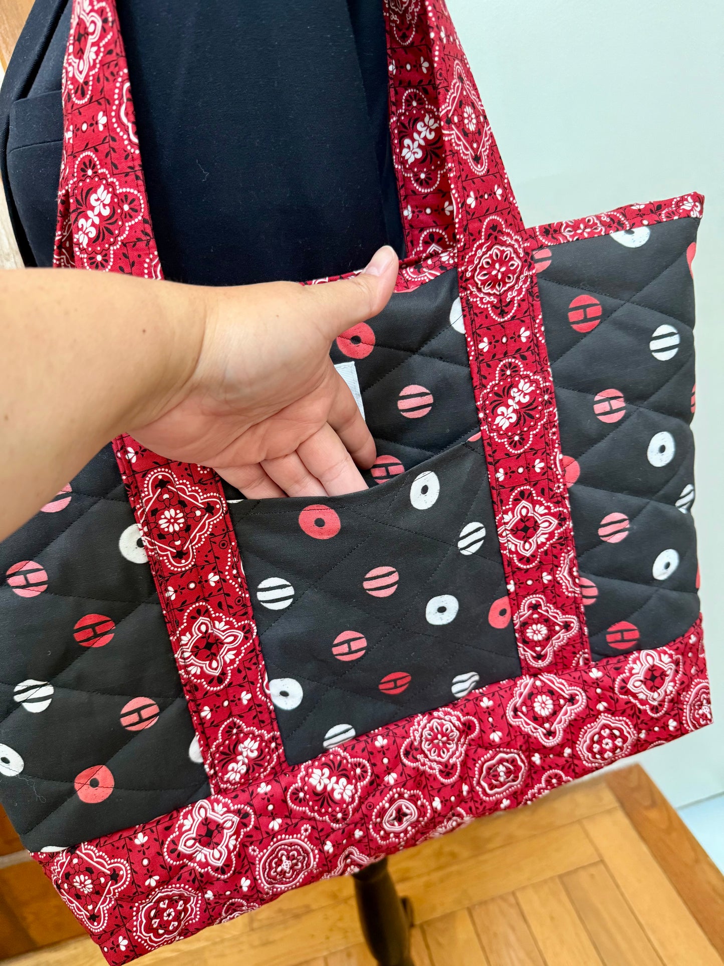 Bangtan Ariana Quilted Tote Bag