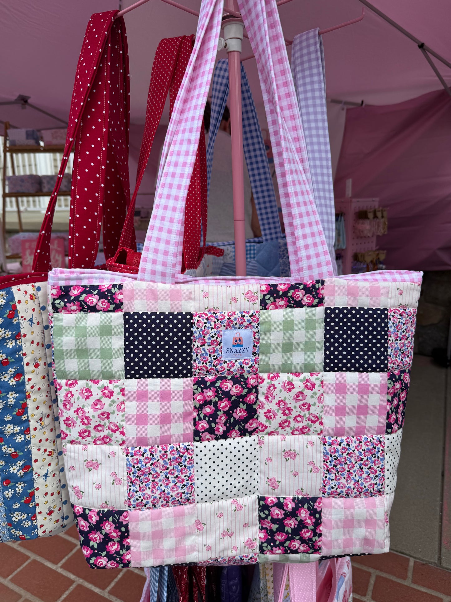 Charlotte Quilted Patchwork Tote Bag