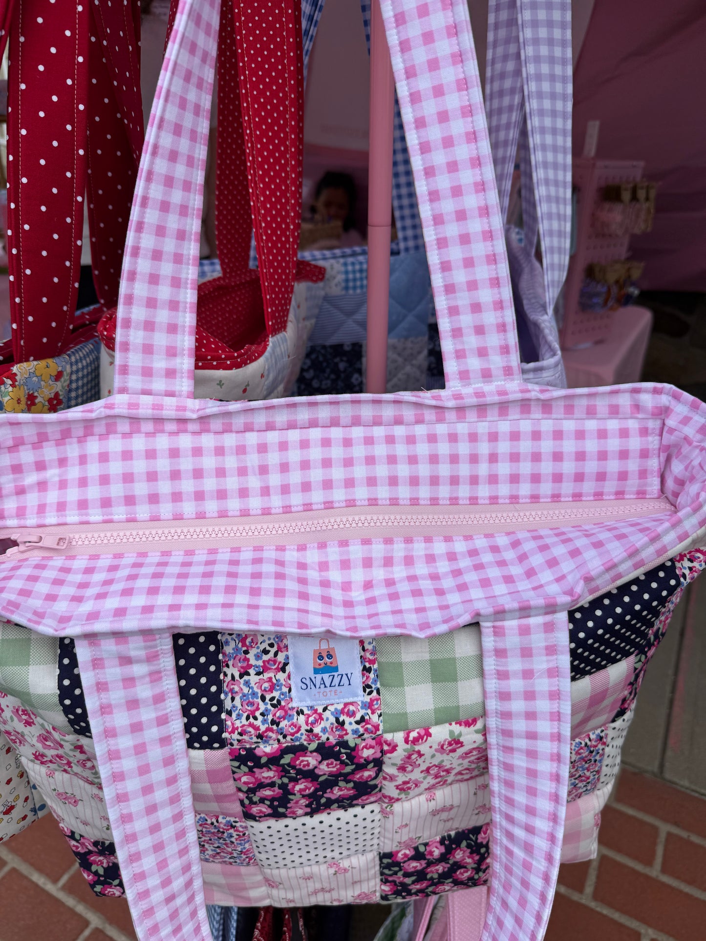Charlotte Quilted Patchwork Tote Bag