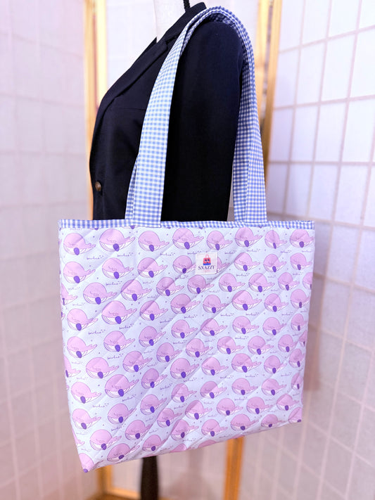 Borahae Whale Tote Bag
